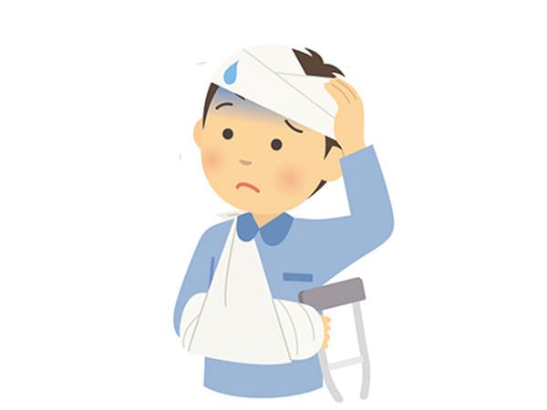 交通事故による骨折やケガ