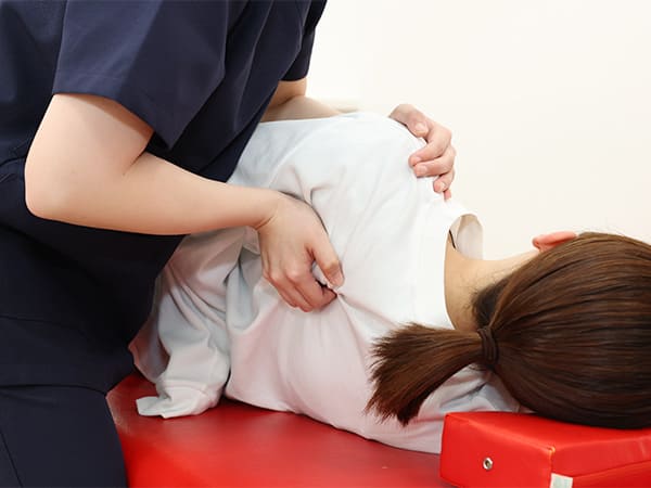 施術の様子