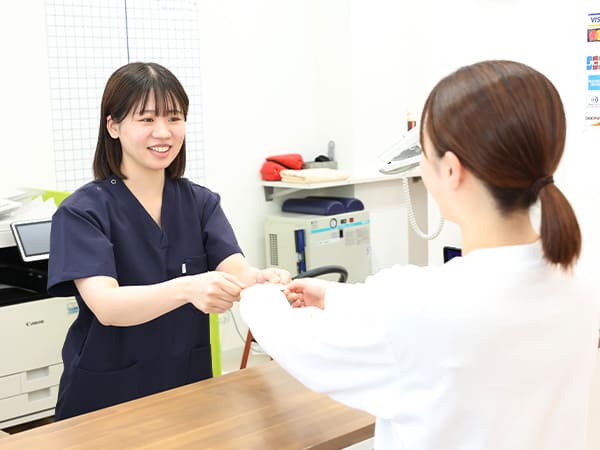 受付や会計の様子